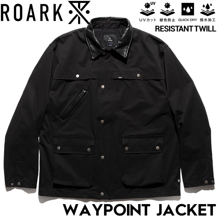 ROARK ロアーク WAYPOINT JACKET ジャケット アウター RJJ1157-BLK 日本代理店正規品