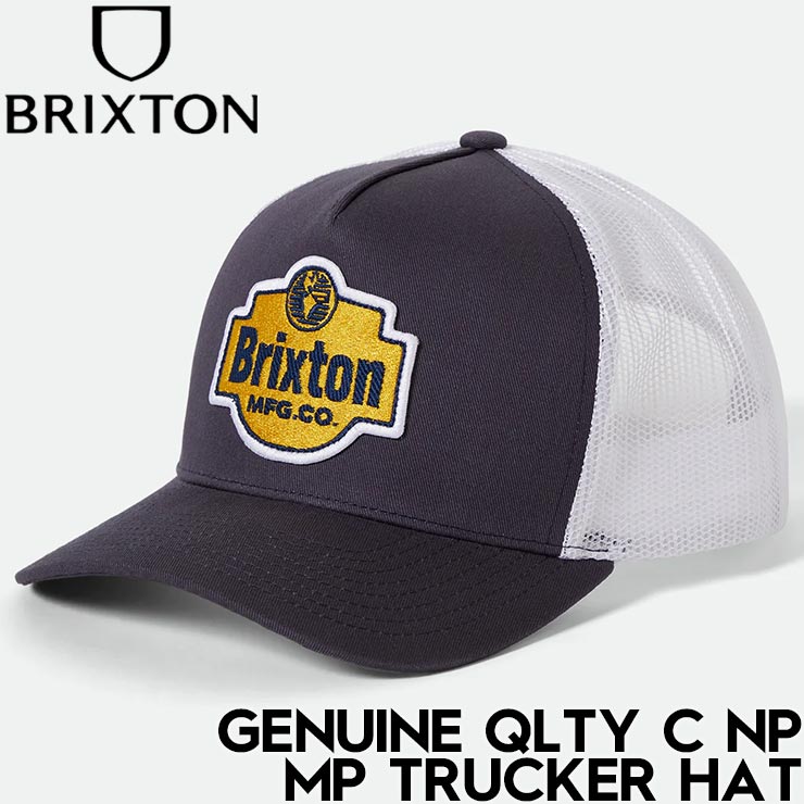 BRIXTON ブリクストン GENUINE QLTY C NP MP TRUCKER HAT メッシュキャップ 帽子 11899 MOOD INDIGO/WHITE 25FW 日本代理店正規品