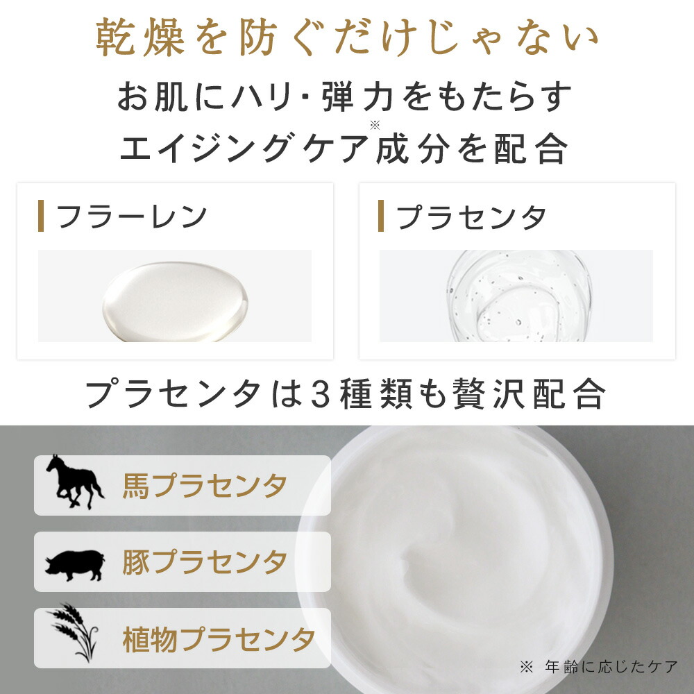 楽天市場 クリーム セラミド フェイスクリーム 保湿クリーム 乾燥対策 プロテオグリカン 馬 プラセンタ 荒れ マスク荒れ ベタつかない ベタベタしない ルイール 基礎化粧品 スキンケア プリュ プラセンタ モイストリッチ クリーム 100g 通 ルイール コン美