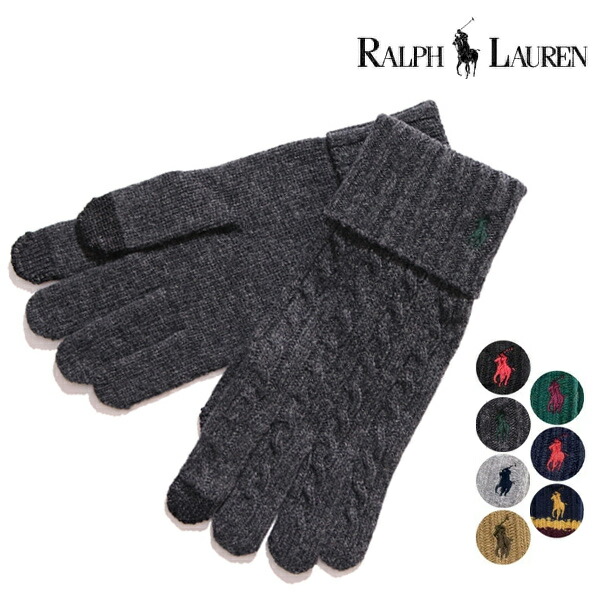 ラルフローレン　小物　手袋　ネイビー 楽天市場】POLO RALPH LAUREN ポロ ラルフローレン 手袋 小物