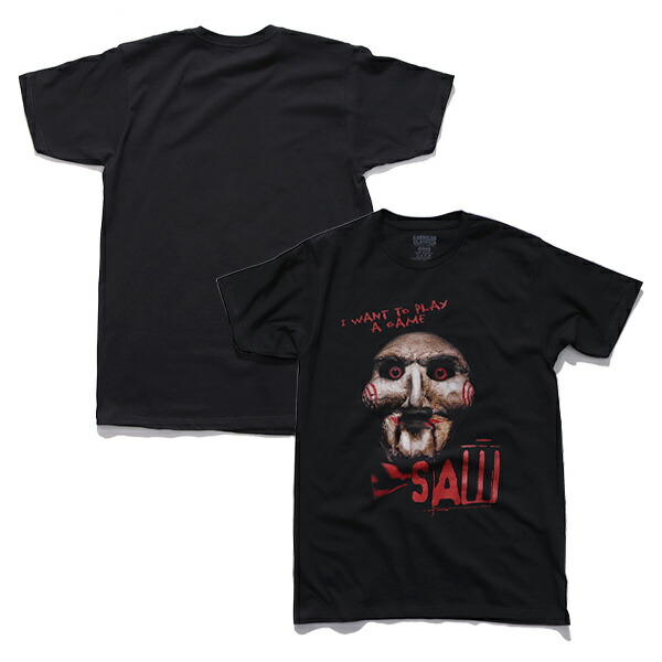 SAW Tシャツ 楽天市場】ソウ【SAW】TEE Tシャツ 半袖 ロックT ホラー映画