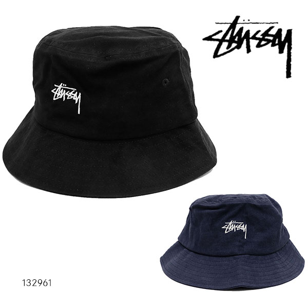 【楽天市場】ステューシー/STUSSY 132961 STOCK CANVAS BUCKET HAT バケットハット ハット 帽子 シンプル