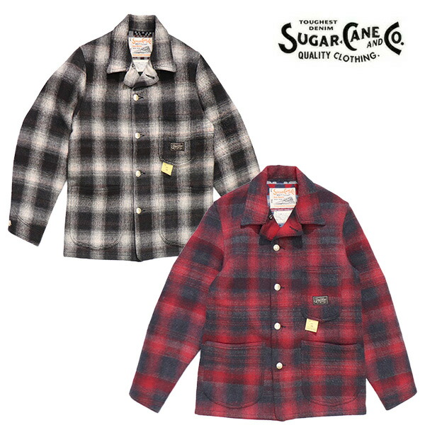 フェローズ　ピーコート、シュガーケーン　ウールシャツ 楽天市場】シュガーケーン【SUGAR CANE】SC15843 WOOL JACQUARD WORK