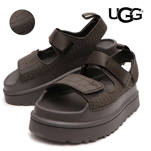 アグ/UGG 1175311 レディース ゴールデングロウ エンボスト GoldenGlow Embossed WOMENS レディース サンダル 厚底 プラットフォームサンダル sandal エンボス クロコ 靴 シューズ 春夏 ブランド 抗菌 上品 アウトドア キャンプ ゴールデンウイーク 正規品【送料無料】｜LuLu Garden