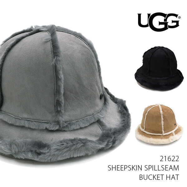 楽天市場】アグ【UGG】21622 SHEEPSKIN SPILLSEAM BUCKET HAT