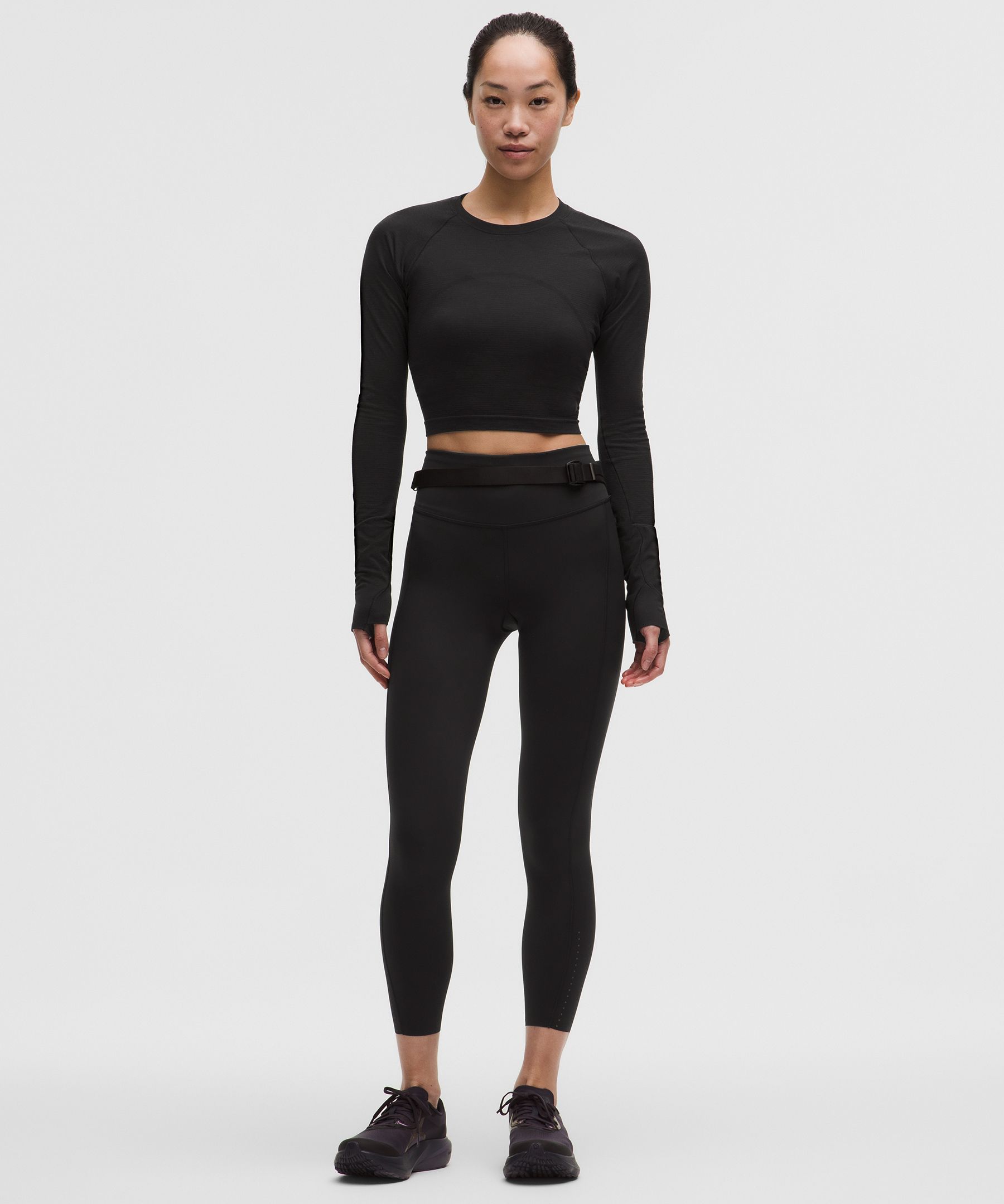 lululemon 女性 Fast and Free ハイライズ 1ポケットタイツ 24インチ Evolve *アジアフィット｜ルルレモン 公式ショップ