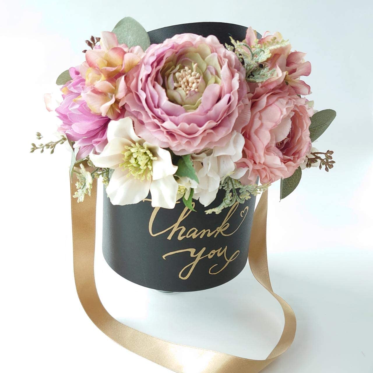 フラワーボックス 可愛いお花をぎゅーっと集めて? アーティフィシャルフラワー ボックス 誕生日 プレゼント 卒業 母の日 贈り物 ギフト プリザ ブリザーブド ホワイトデー 退職祝い 祝い サイズ:横23cm×奥行20cm×高さ23cm Lulu's-1517 Lulu's ルルズ