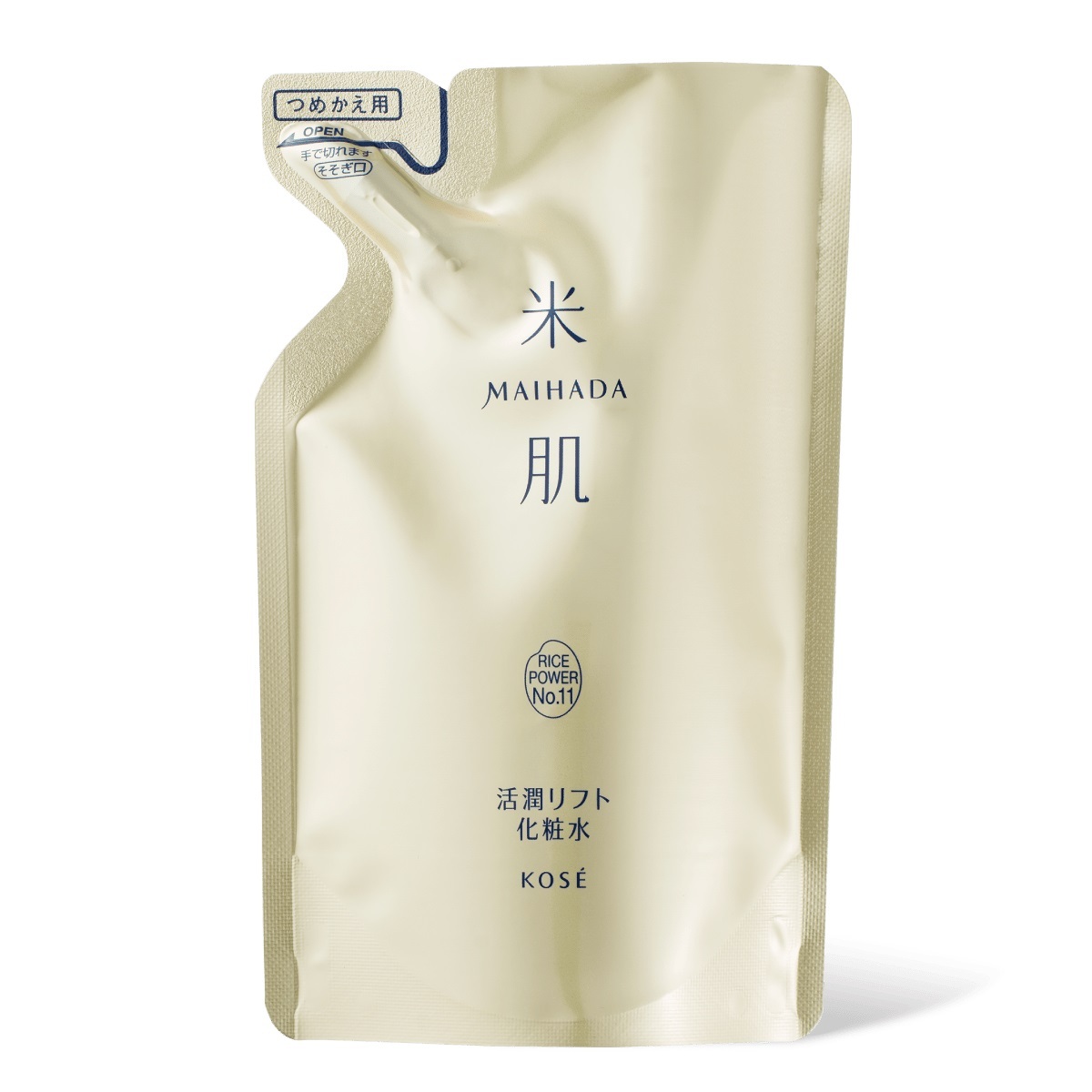 楽天市場】[コーセー] 米肌 MAIHADA 活潤リフト化粧水 (つめかえ用) 110mL「ふっくら炊きたてのような潤いに満ちた肌へ」無香料／無着色／鉱物油フリー／弱酸性  ☆送料無料☆ 追跡可能メール便 : lulushop