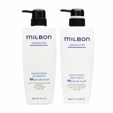 【2点セット】グローバル ミルボン スムージングシャンプー ミディアムヘア 500ml &times;1 / トリートメント 500g &times;1【GLOBAL MILBON SMOOTH ミディアムヘア】｜LUMIAILE