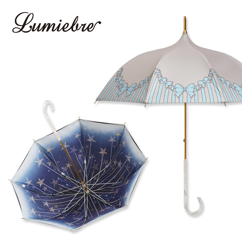 最終決算 雨傘uvカット 晴雨兼用 日傘 長傘 Lumiebre アンブレラ ランジュ ド ルミエーブル マリス パゴダ傘 ゴシック ステンドグラス ゴスロリ ファッション小物 Hlt No