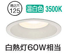 楽天市場】大光電機 屋内・屋外兼用ベースダウンライト DDL5135YW 電球