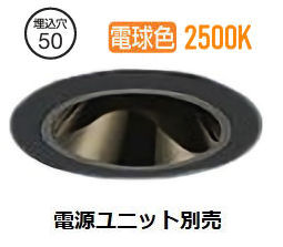 ※メーカー欠品中※ 大光電機 リーディングダウンライト本体 LZD-93741RBN Φ50 ダイクロ40W相当 2500K 高演色 電源別売 工事必要|照明専門店ルミエール