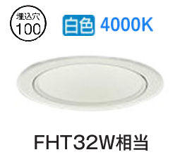 大光電機 落ち込むともし火（ワット数別売） LZD93506NWB 工事已むを得ず