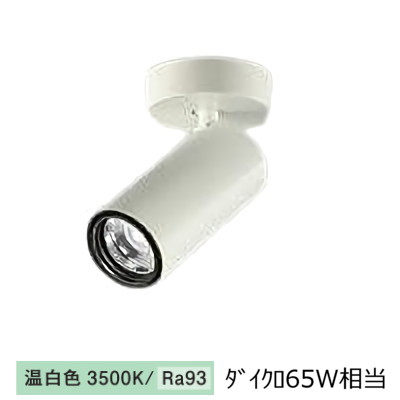 大光電機 シリンダースポット LZS-9117AWM5 800ｸﾗｽ Φ50 ダイクロ65W相当 3500K 高演色 工事必要