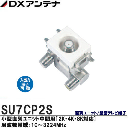 楽天市場】【DXアンテナ】2K・4K・8K放送対応直列ユニット/壁面