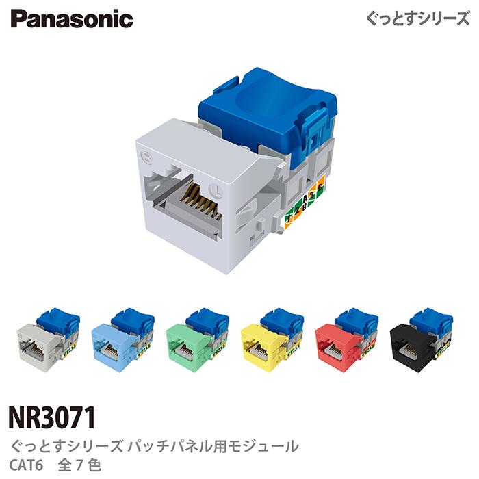 日本 2個セット パナソニック情報モジュラジャック CAT6A WZ7519W