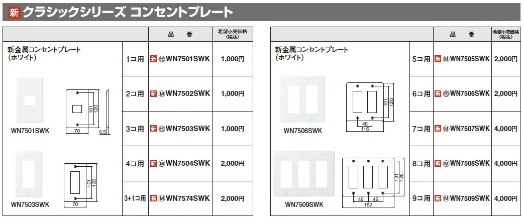 楽天市場 Panasonic パナソニッククラシックシリーズ コンセント プレート組み合わせセット 埋込アースターミナル付接地ダブルコンセント 金属枠 埋込コンセント新金属プレート 1連3個用 ホワイト Wnsw 7503swk 電材proショップ Lumiere