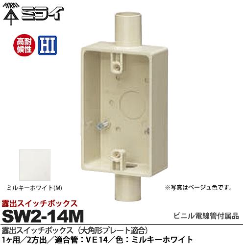 楽天市場】【未来工業】ミライビニル電線管付属品露出スイッチボックス