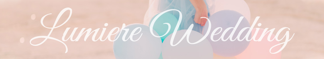 Lumiere Wedding：結婚式やお誕生日会！写真映えする簡単で可愛い飾りつけなら。Lumiereblue