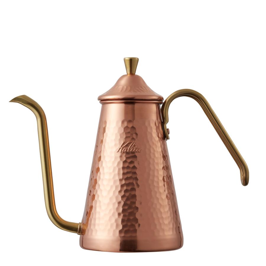 カリタ Kalita コーヒーポット 銅製 700ml 細口 ノズル 直火 日本製 燕 スリム700CU ドリップポット ドリップケトル コーヒー ケトル やかん 喫茶店 カフェ キャンプ アウトドア #52203