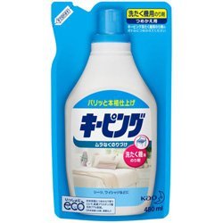 【花王】洗たく機用キーピング　つめかえ用　４８０ｍｌ ×５個セット