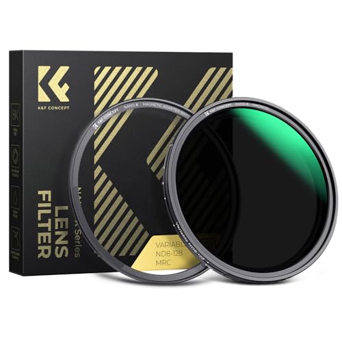 K&F CONCEPT 52mm マグネット可変NDフィルターND8-ND128 X状ムラ無し 日本製AGC光学ガラス HD超解像力 低い反射率｜ルミナスエイト　店