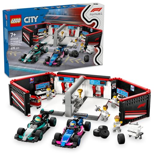 レゴ(LEGO) シティ F1(R) Mercedes-AMG \u0026 Alpine レースカーガレージ 手あそび 手あそび 生まれ落ちる日 差し上げ物 ブロッ