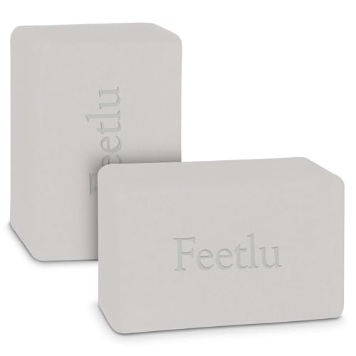 Feetlu ヨガブロック 2個セット 高密度/硬い 2サイズ 23x 15 x 10cm(350g x2)