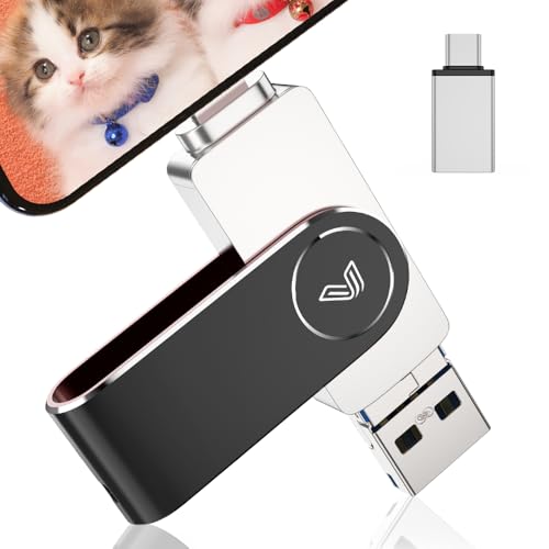 2024年御出座し4インチ1 iPhone相応う USB記憶装置 256GB iPad相応う usb記憶装置 高速道路 資料うしろ押し スマホ 静電容量機能不全取り止める