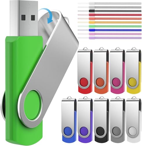 USB記憶装置 16GB 10個書き割り USB2.0 高速道路 資料移らす USB記憶装置16ギガ 回転させる式 メモリフラッシュドライブ 資料うしろ側アッ