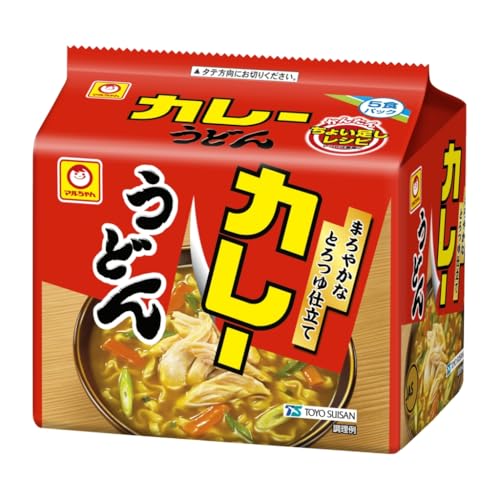 東洋水産 カレーうどん 甘口 ( 5P×6個 / 計30個 ) 袋麺 インスタント うどん ( まろやか とろつゆ仕立て / 太麺 ) 和風 カ