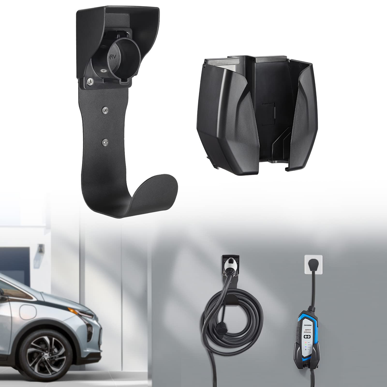 楽天市場】EV充電ケーブル 収納ボックス ev充電器ホルダー 電気自動車