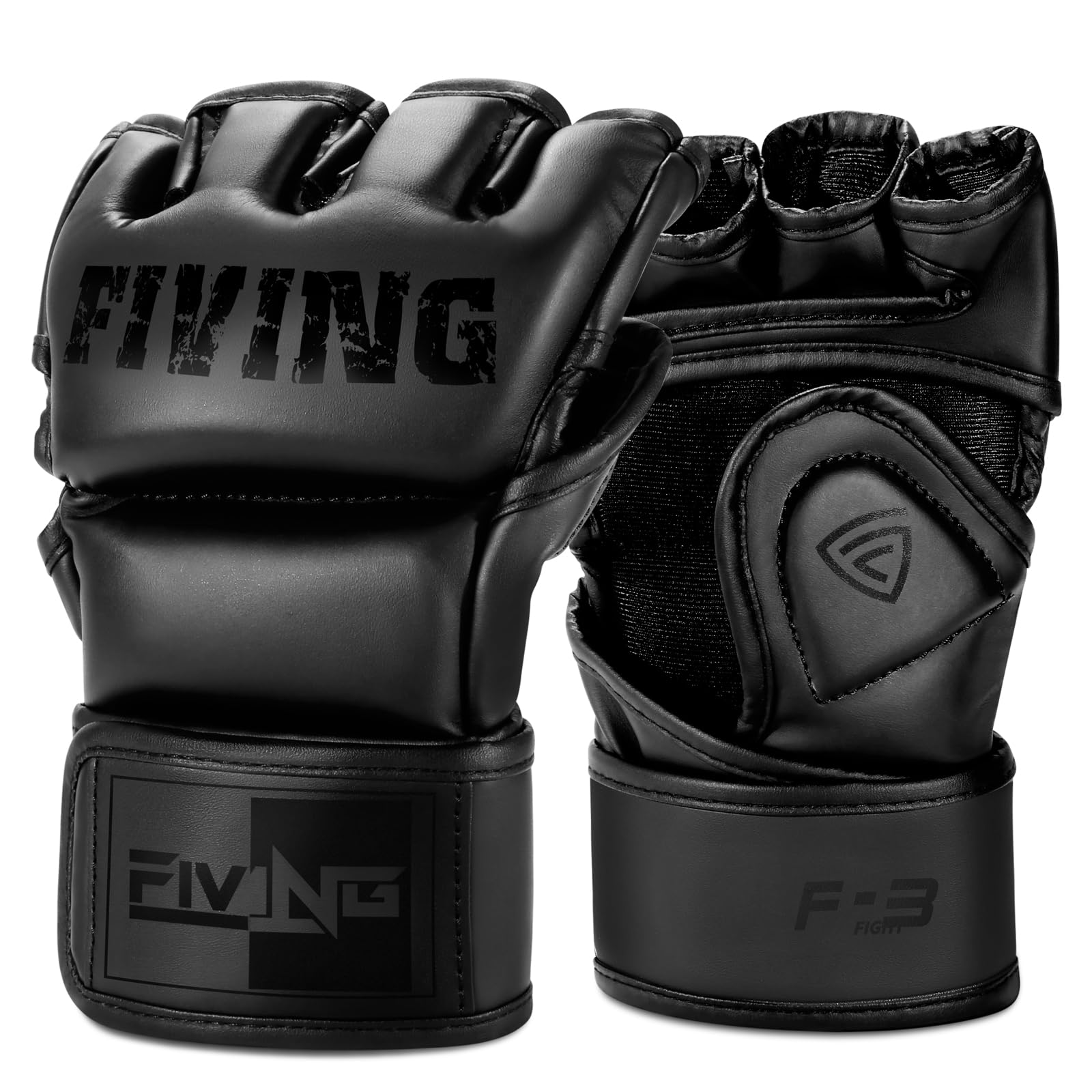 FIVING open finger gloves, MMA boxing gloves, mixed martial arts, boxing, Muay Thai, karate, taekwondo, etc., trailing