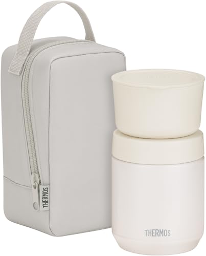 食洗機対応モデル サーモス 真空断熱スープランチセット 300ml グレージュ スープジャー・容器セット JEE-550 GG