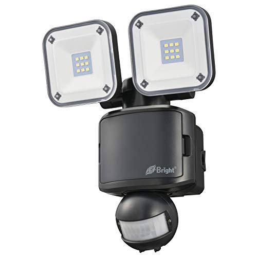 オーム(OHM) 電機 E-Bright LEDセンサーライト 乾電池式 2灯 LS-B285A19-K 06-4239昼光色
