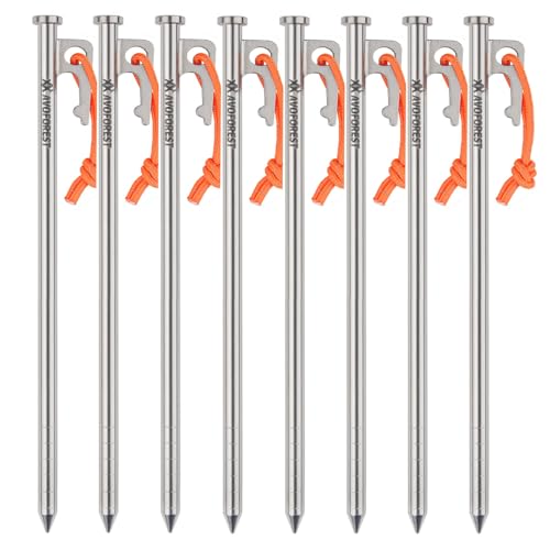 楽天市場】Voyage チタンペグ ソリッドステーク 焼き色 反射ロープ付き