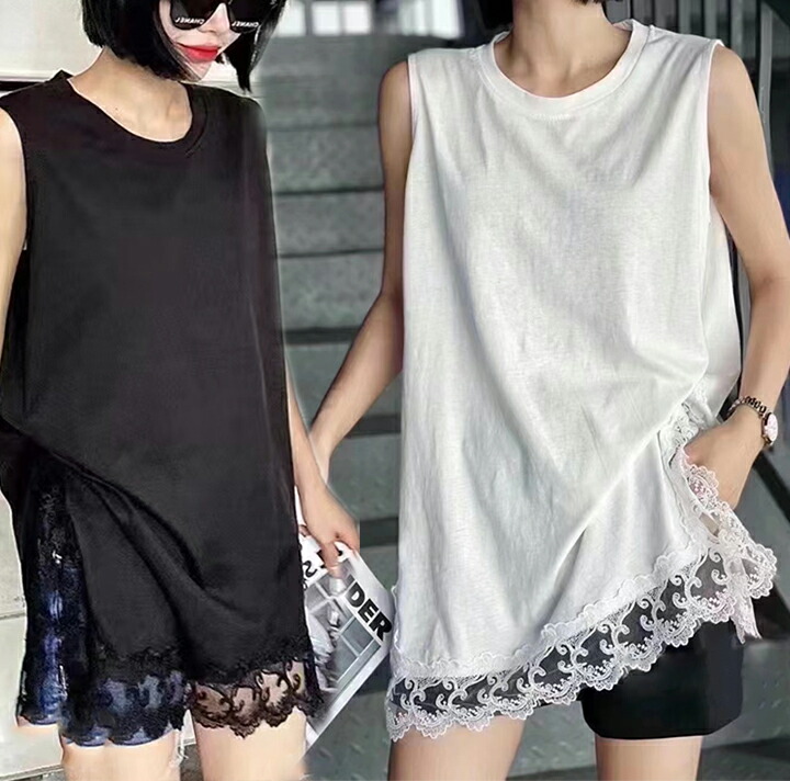 楽天市場】1A22 ノースリーブ レイヤードトップス Tシャツ エレガント