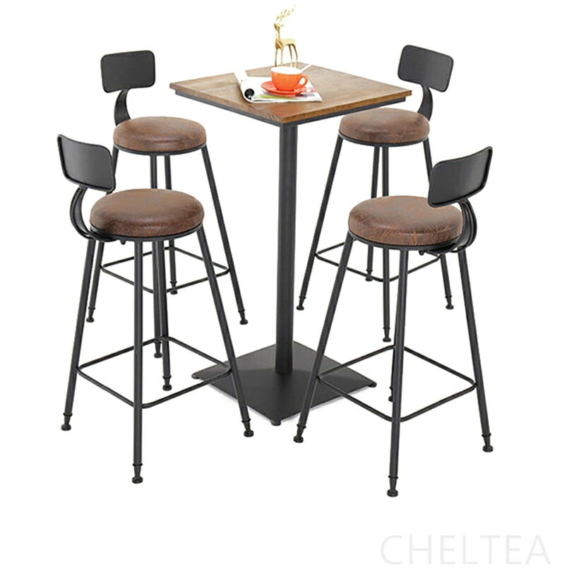 カウンターテーブル＆チェア 幅55cm バーカウンター カフェ リビングテーブル カウンターチェアー ダイニング 食卓 ウォールナット調 オーク調 ブラウン ナチュラル パソコンデスク カウンターテーブル｜lumi life