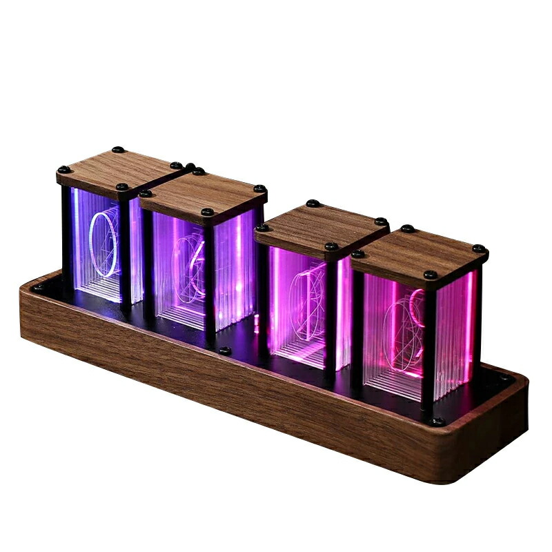 楽天市場】【メーカー直送品】ニキシー管時計 ME-2(IN-8-2)【ニキシー