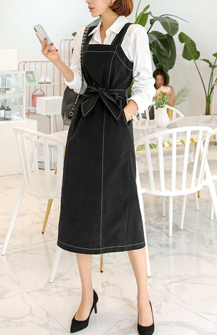 ステッチライン ワンピース 秋冬 レディース ミモレ丈 タイト スカート ワンピ Iライン ジャンパースカート きれいめ ロング ステッチライン ワンピース 秋冬 レディース ミモレ丈 タイト スカート ワンピ Iライン ジャンパースカート きれいめ ロング