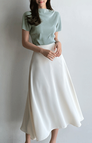 プリーツ ブラウス レディース パーティー インナー 半袖 春 お呼ばれ 二次会 スーツ 結婚式 夏 シャツ ハイネック ママスーツ