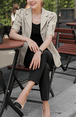 2way ブラウス 二次会 ジャケット シャツ 半袖 結婚式 パーティー ママスーツ お呼ばれ 開襟 羽織り シアサッカー レディース