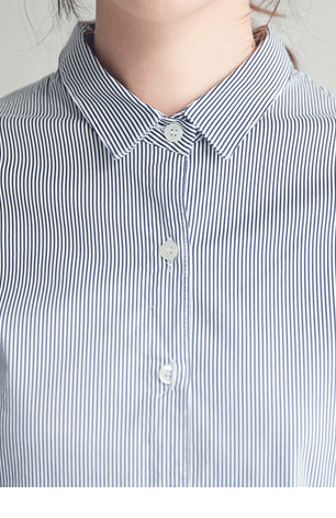 ストライプ 長袖 お呼ばれ 披露宴 結婚式 入学式 パーティー 二次会 演奏会 発表会 シャツ フォーマル