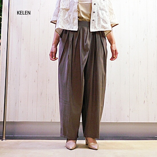 KELEN タックデザインパンツLKL26SHPT2142