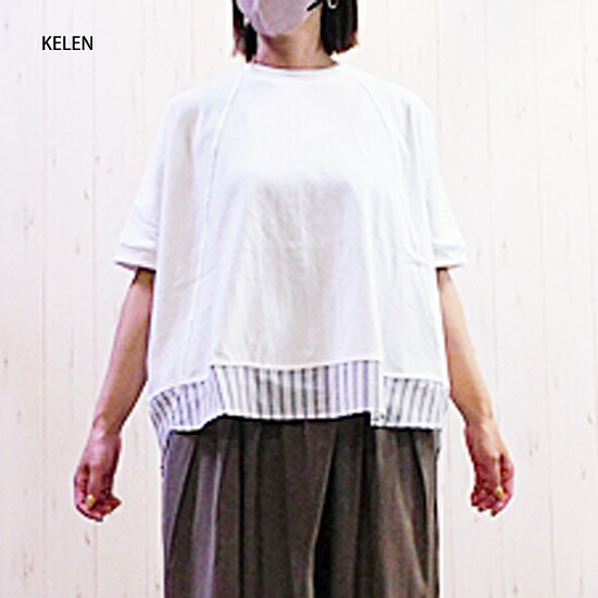 KELEN 重ね着風ティーシャツLKL24ＳCS2034