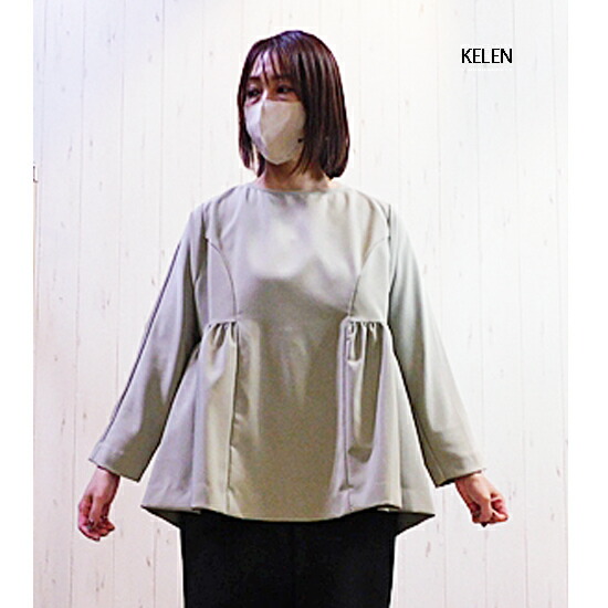 KELEN キレイ目ブラウスLKL26HＢＬ2274