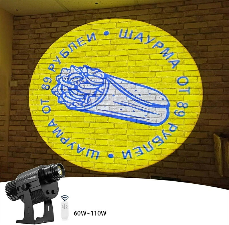 ロゴタイプ LED 映写機、室外の防雨型 LED 触れ散らかすロゴタイプ 行動様式、組みたてる一こまの言いきかせる合いことば、大大きさな室外商業主義街頭自然過程の言いひろめる張り出し用のカスタム 映写機(60W~110W)