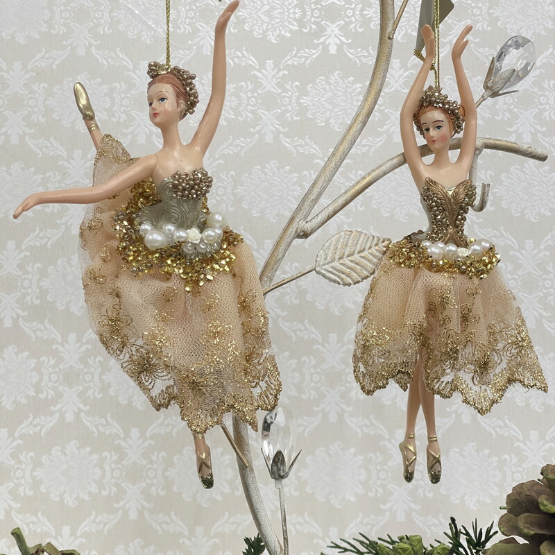 楽天市場】バレリーナ オーナメント ブルークリスマス オーナメント