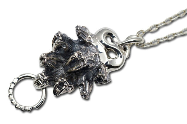 STRANGE FREAK DESIGNS [八岐大蛇] (シルバーアクセサリー/シルバー925/Silver925/ストレンジフリークデザインス/ストフリ/ペンダント/ネックレス/メンズ/レディース/ユニセックス/ドラゴン/スカル)