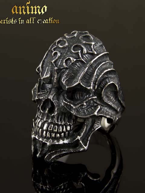 anima exists in all creation [eques（エクエス）] (シルバーアクセサリー/シルバー925/Silver925/アニマ/リング/メンズ/スカル/)